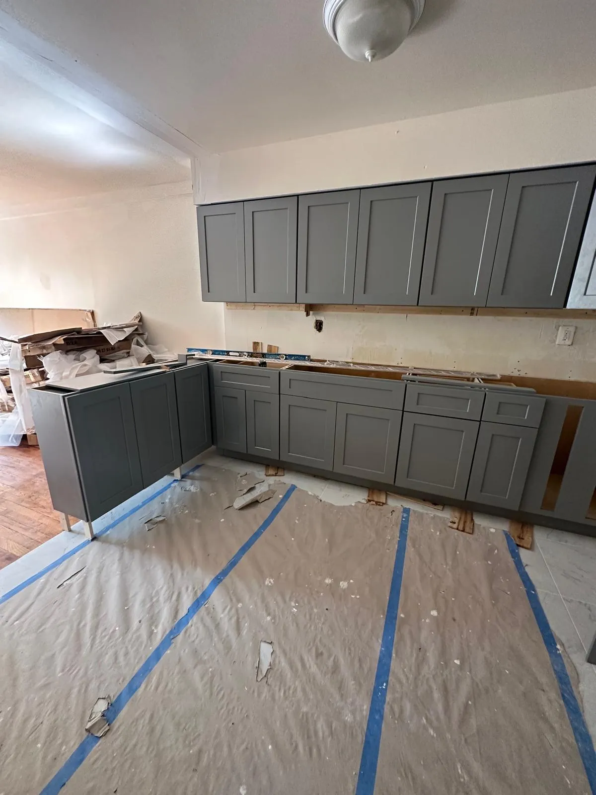 Kitchen remodeling in New Hampshire with new cabinets and finishes, New Generation General Construction