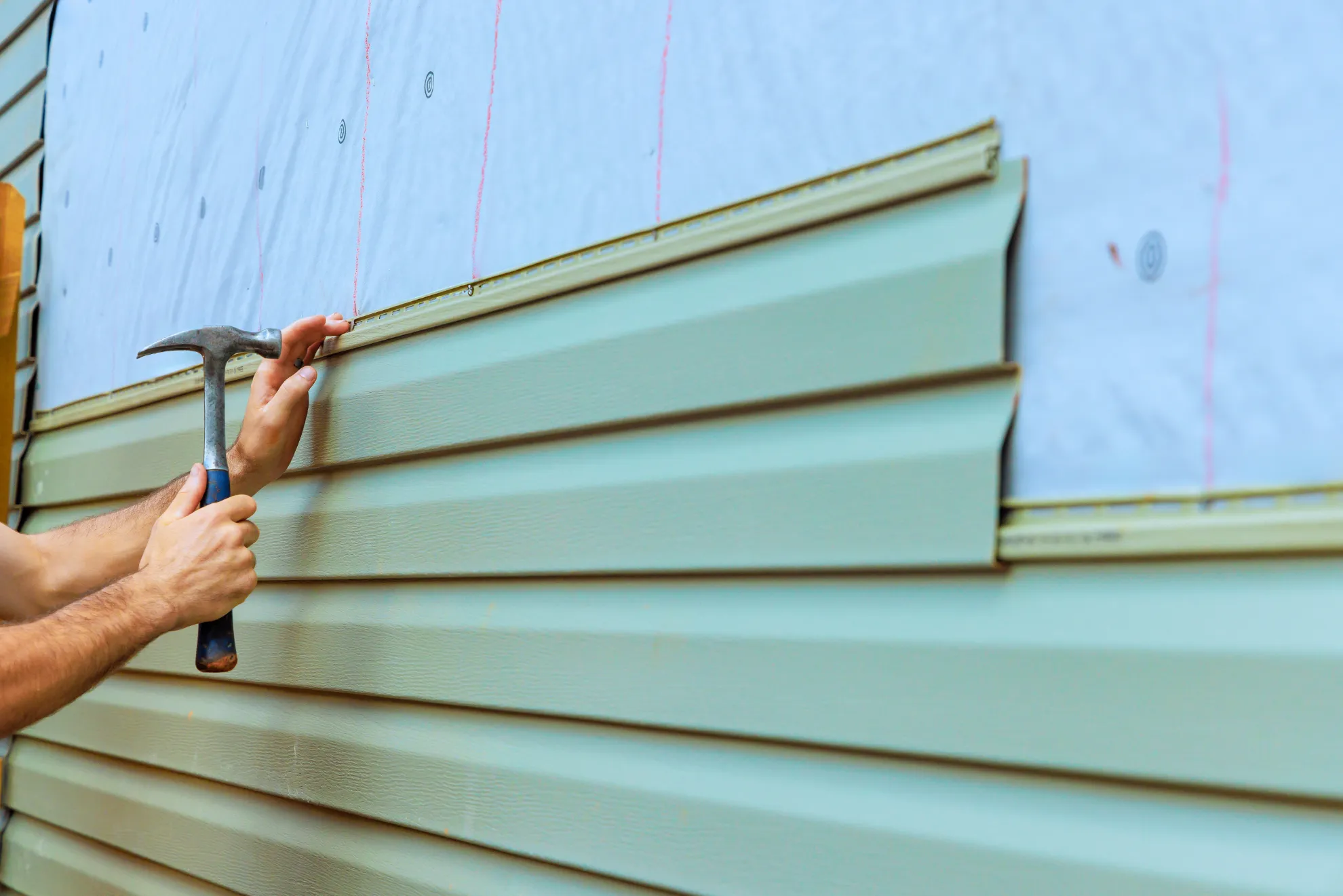 Rotted sheathing replaced under siding in New Hampshire, New Generation General Construction