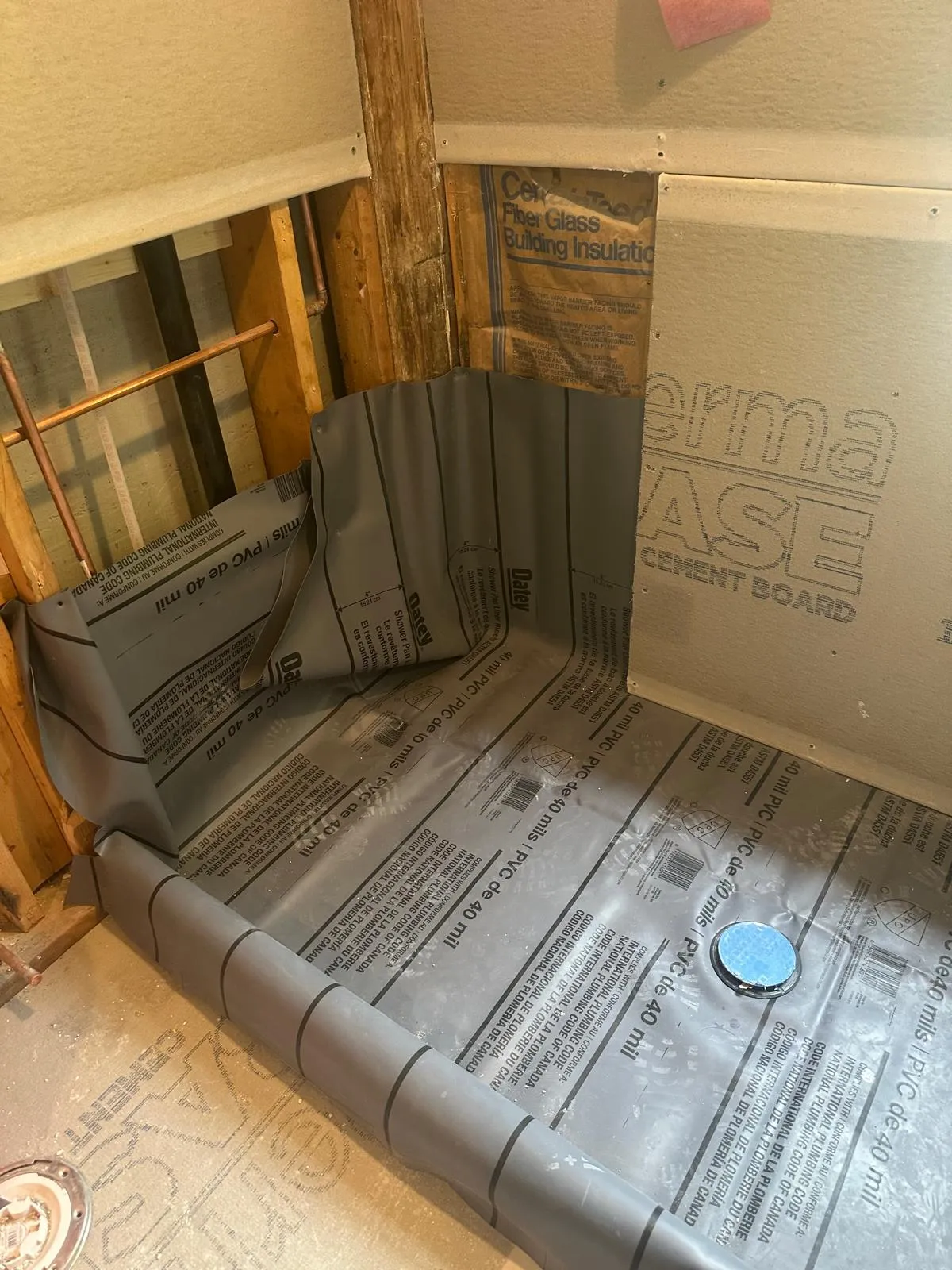 Bathroom tile work and shower detail in New Hampshire, New Generation General Construction
