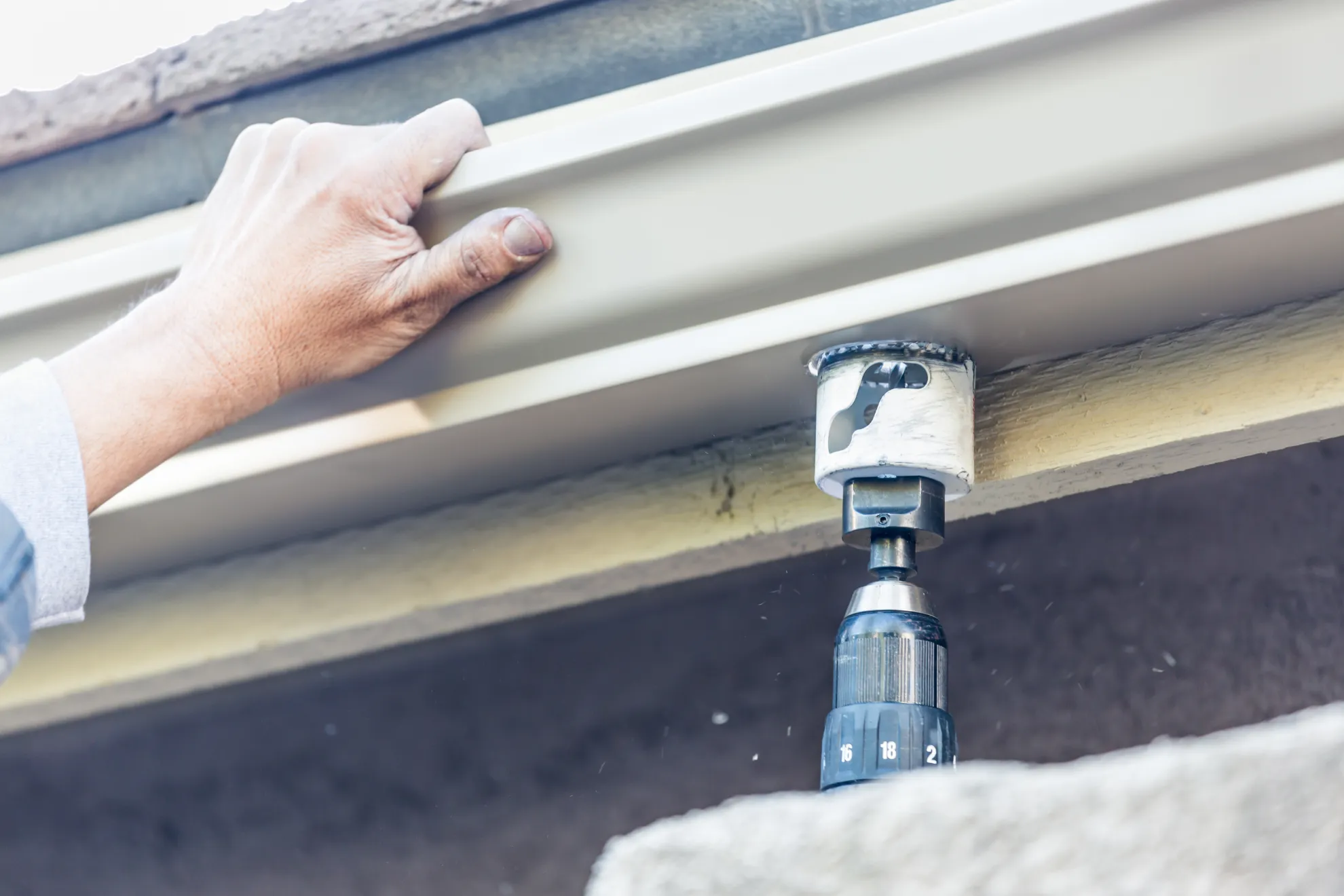 Micro mesh gutter guard installation in New Hampshire, New Generation General Construction