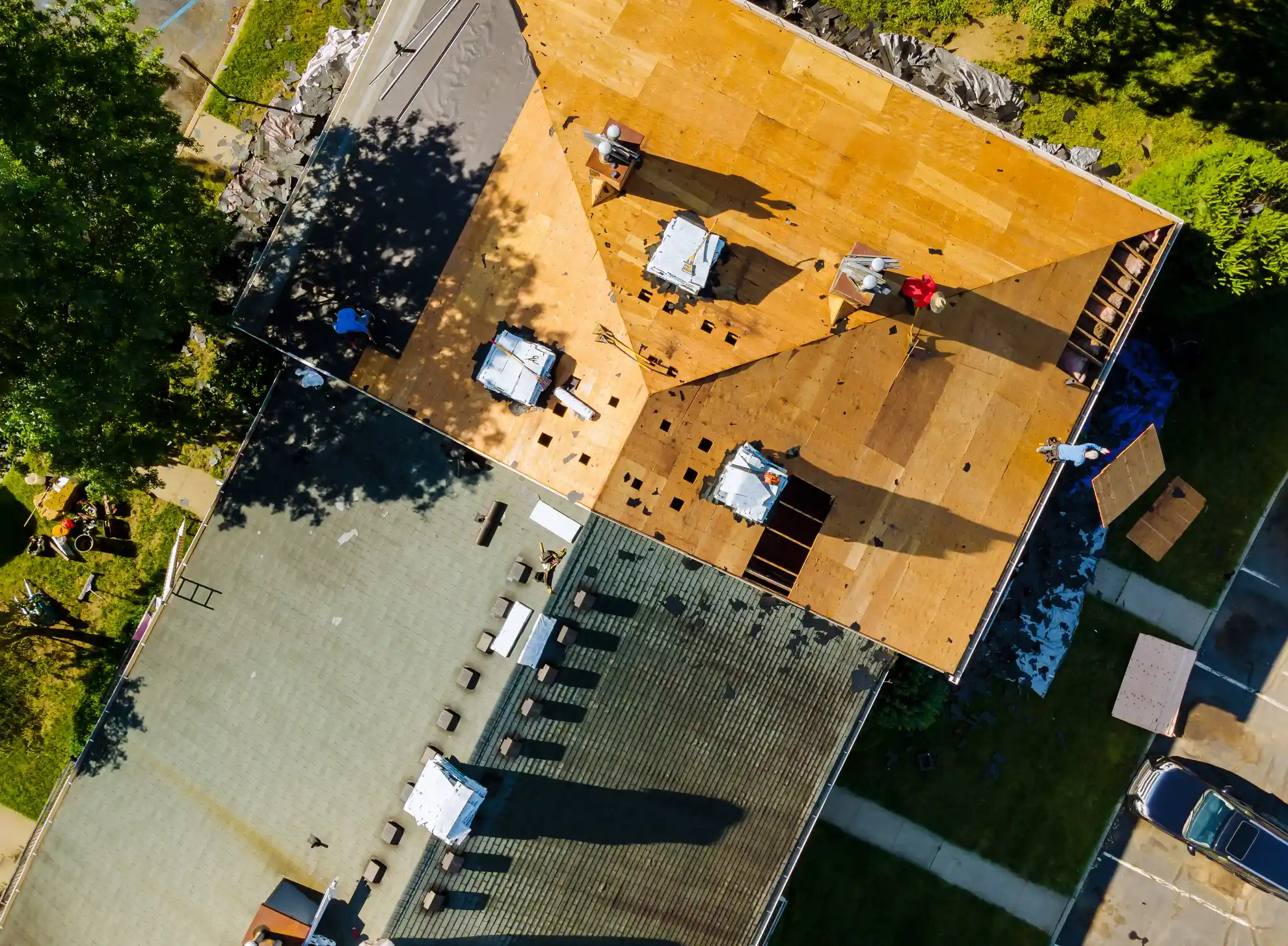 Roof tear off in New Hampshire, New Generation General Construction
